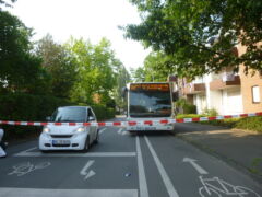 Auch die Linie 047 war betroffen und der Fahrer erfuhr wohl nicht zurecht von der Umleitung.