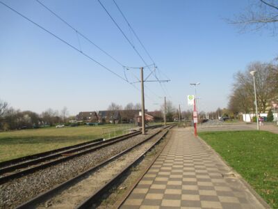 3 1/2 Jahre vor der Modernisierung der Haltestelle Neukirchener Straße.
