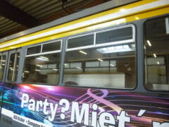 Am 10. April 2015 durfte ich mir im Betriebshof auch einen kleinen Einblick in die Partytram 626 machen.